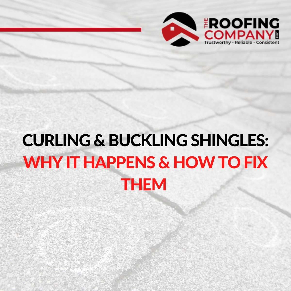 Curling shingles marked by roofers due to poor moisture control under the shingles