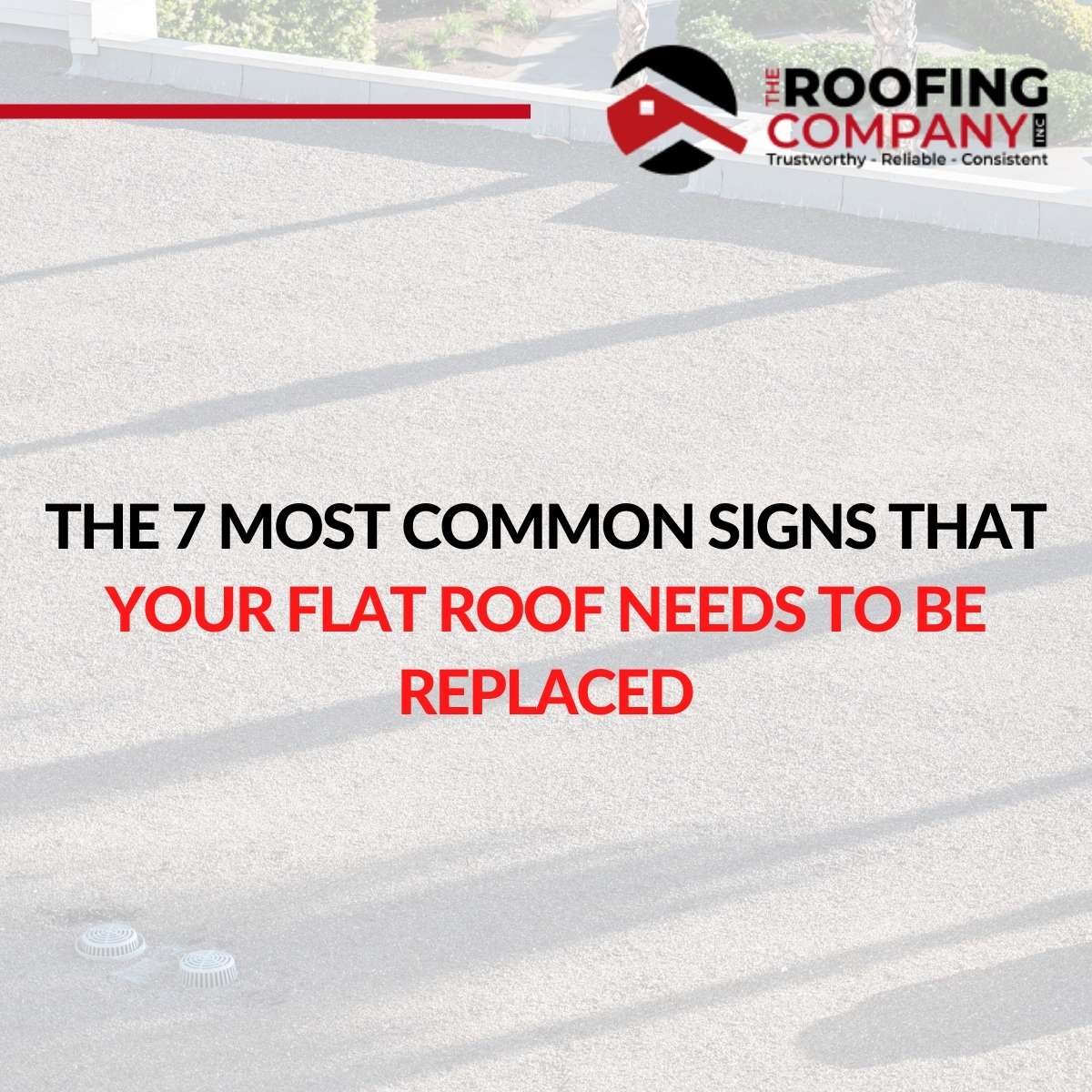 The 7 Most Common Signs That Your Flat Roof Needs To Be Replaced